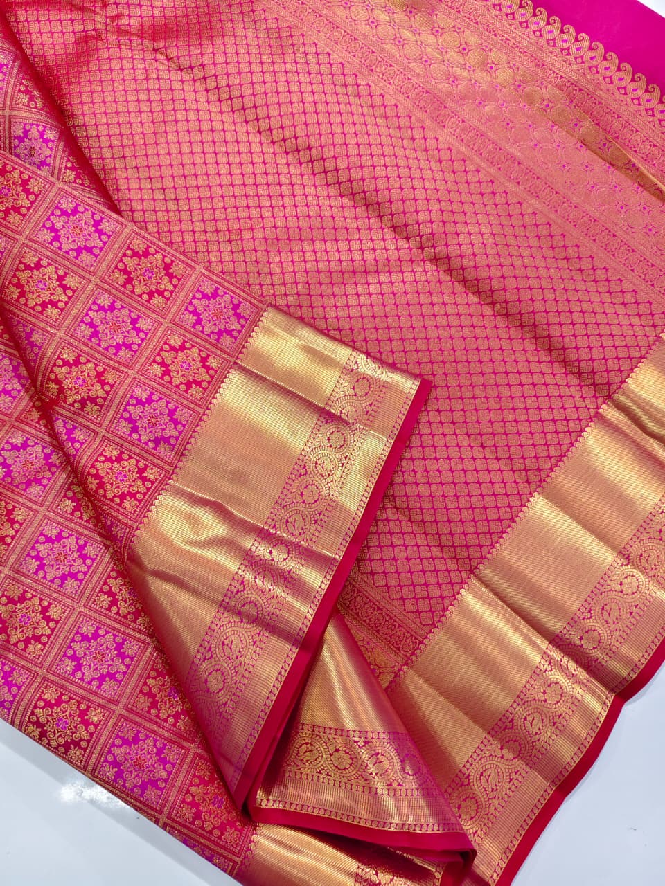 Rich Zari Work Kanchipuram Saree